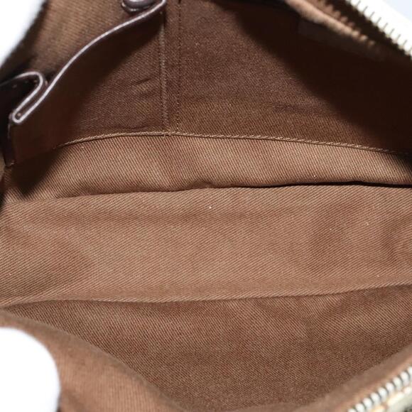 CELINE C Macadam Canvas Shoulder Bag White - Picture 8 of 12